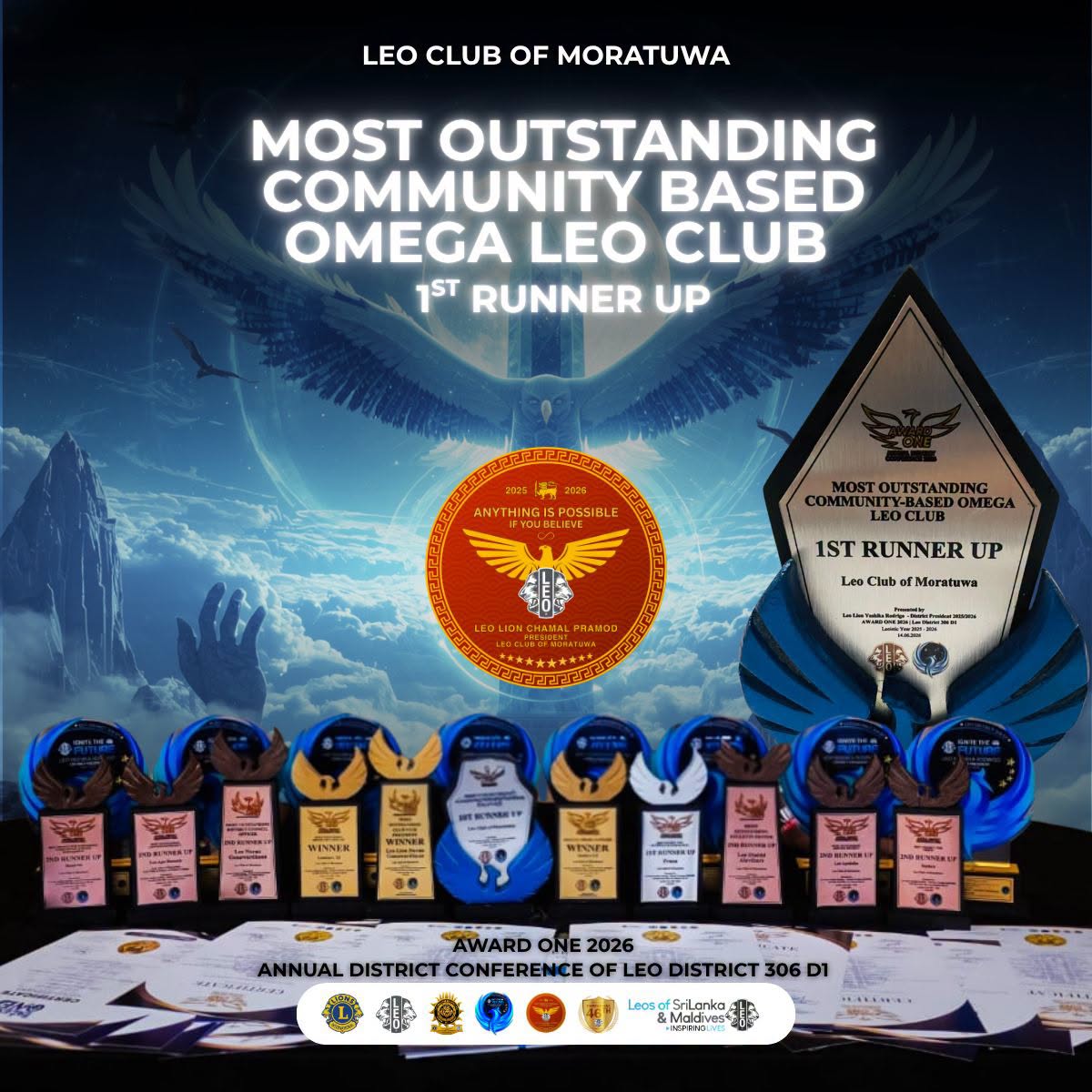 Most Outstanding Community Based Leo Club award